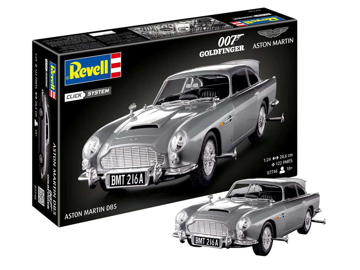 Revell James Bond Aston Martin DB5, Fahrzeug, 1:24, ab 10 Jahre - Bild 3