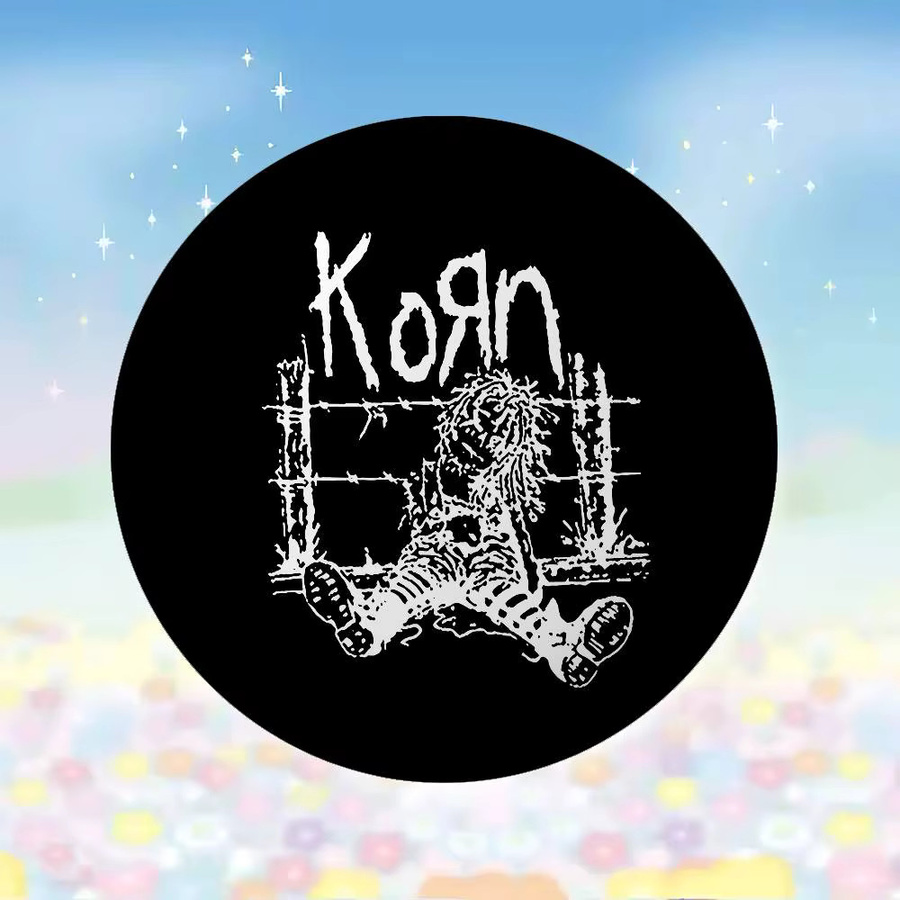K-Korn Brosche, Rock Band Musik, Unisex - Bild 3