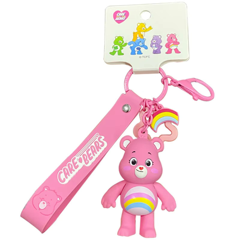 Care Bear Regenbogen-Bär Schlüsselanhänger, Puppen-Schlüsselanhänger - Bild 3