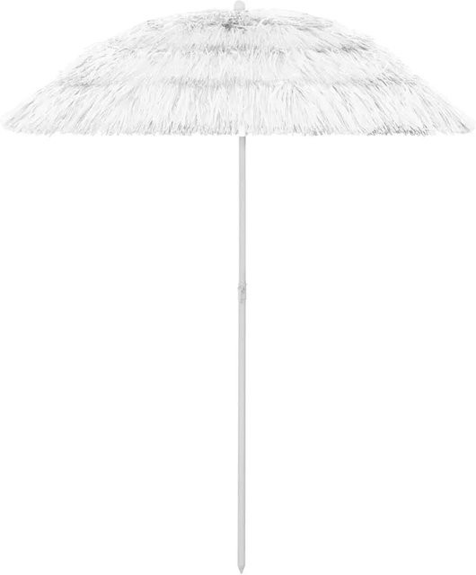 vidaXL Sonnenschirm Hawaii in Weiß aus Polyester mit 180 cm Durchmesser - Bild 1
