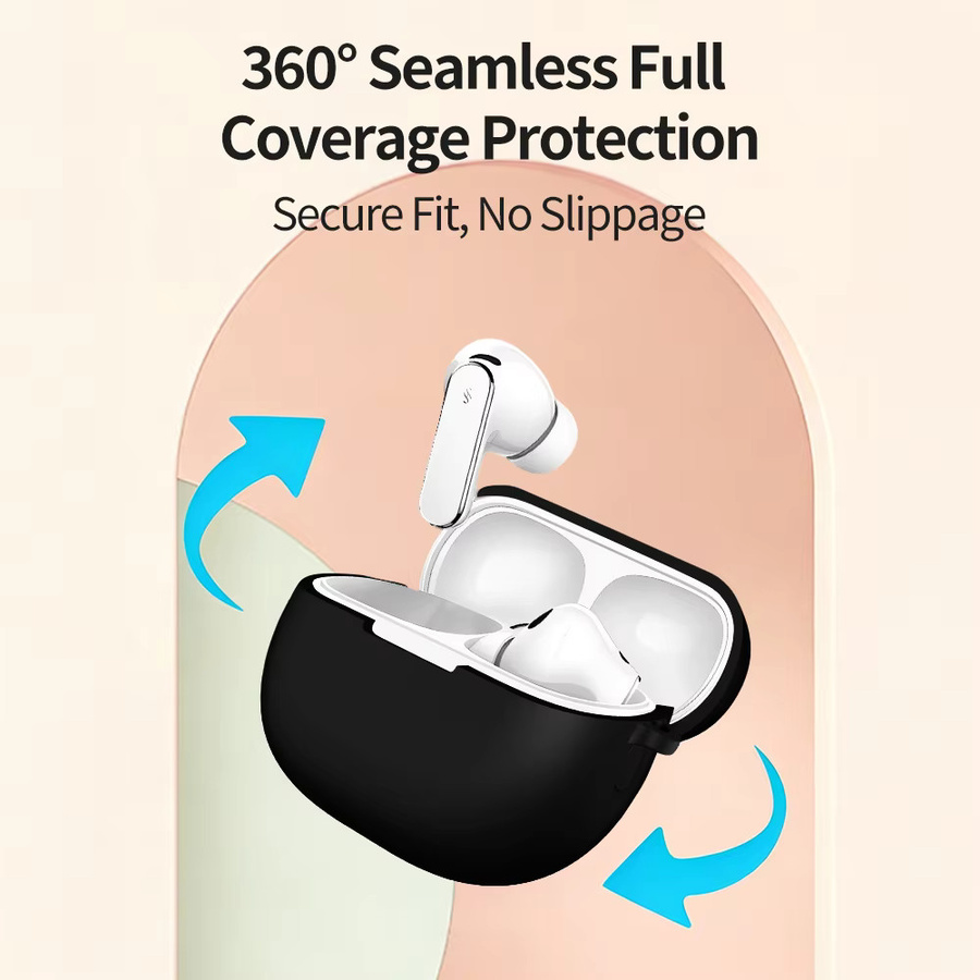 Silikon-Schutzhülle für Huawei FreeBuds Pro 5 mit Karabiner - Bild 2
