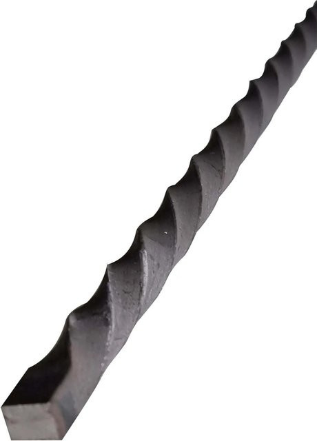 Arcansas Profil Eisen in Schwarz und Silber B/H/L: 1,2 x 1,2 x 100 cm - Bild 1
