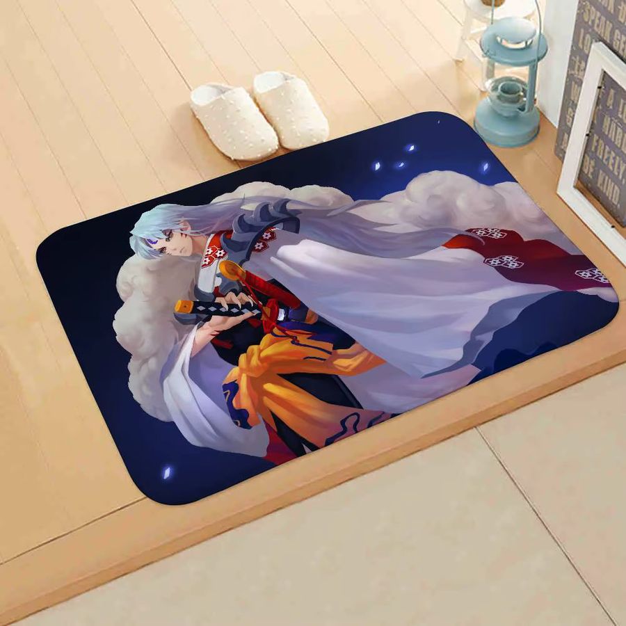 Inuyasha Anime Bodenmatte multicolor saugfähig und schmutzabweisend für Badezimmer, Küche oder Eingangsbereich - Bild 5