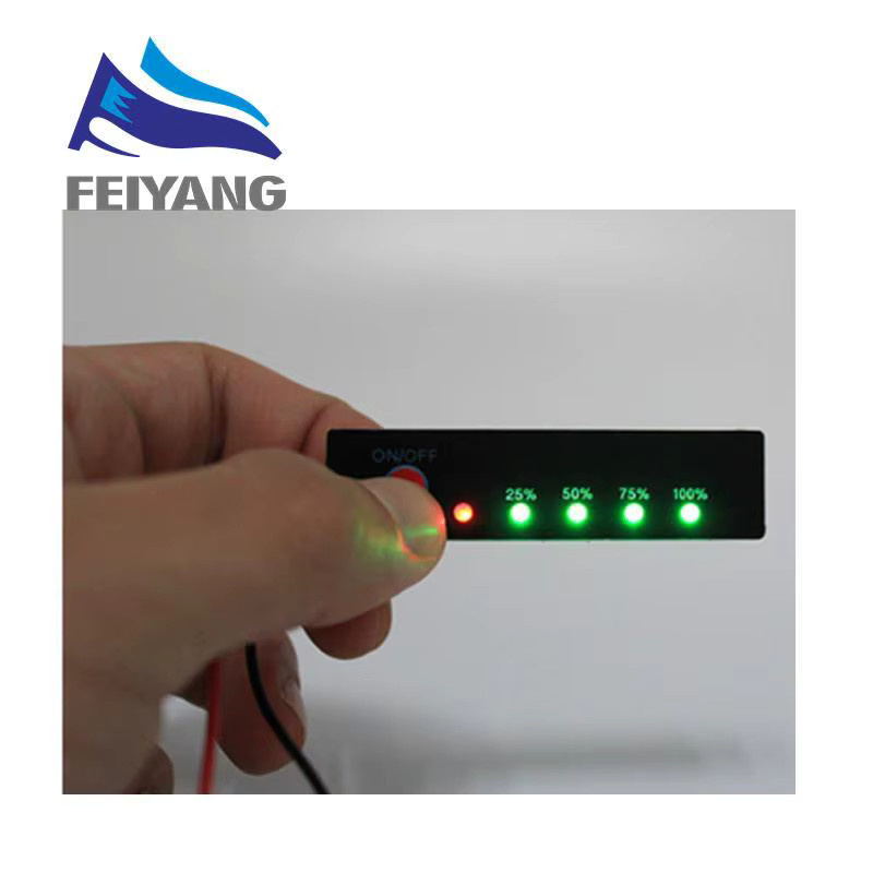SAMIROB LED Kapazitätsanzeige für Lithium-Batterien 1S-5S 4,2V-21V Li-Po Li-Ion Bord Power Display Tester in Schwarz - Bild 1