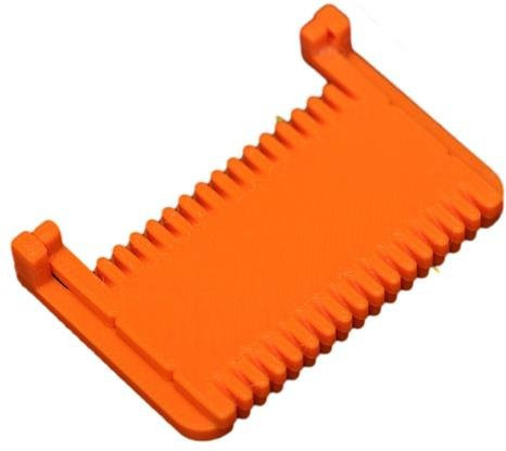 Vogue Wardrobe Aufsteckbares Nählineal für Kantenstich und Quilt-Schablone in Orange mit Abständen von 1,5 mm, 2 mm, 3 mm und 4 mm - Bild 1