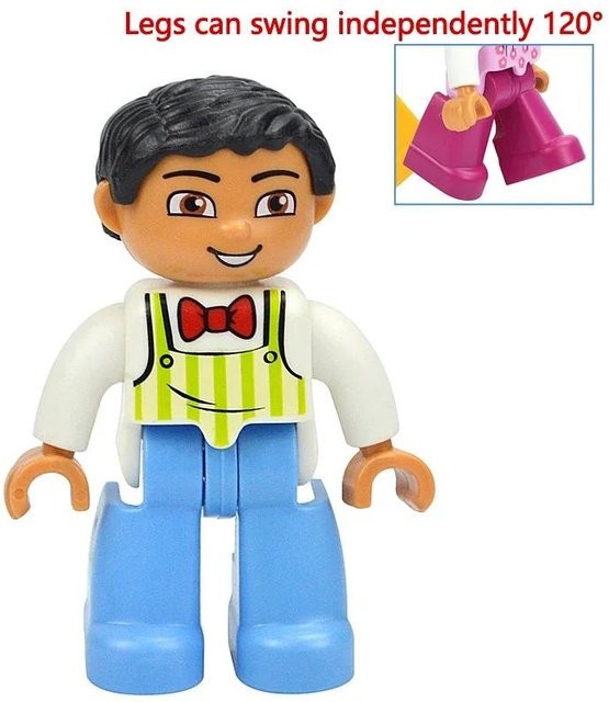 Yiran Toy Familienfiguren Baustein Puppen 3-6 Jahre - Bild 1