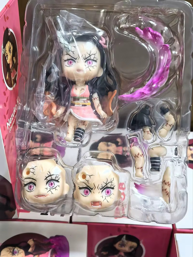 Bandai Demon Slayer Kamado Nezuko, Actionfigur, mit Wechselgesicht - Bild 4