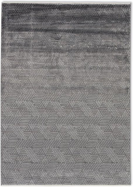 Teppich SCALA Astra in Grau, moderner abstrakter Design-Teppich aus Viskose und Polyacryl, B/T: 190 x 133 cm - Bild 1
