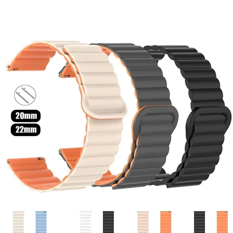 NEY Uhrenarmband Silikon, Weiß, Magnetschlaufe - Bild 2