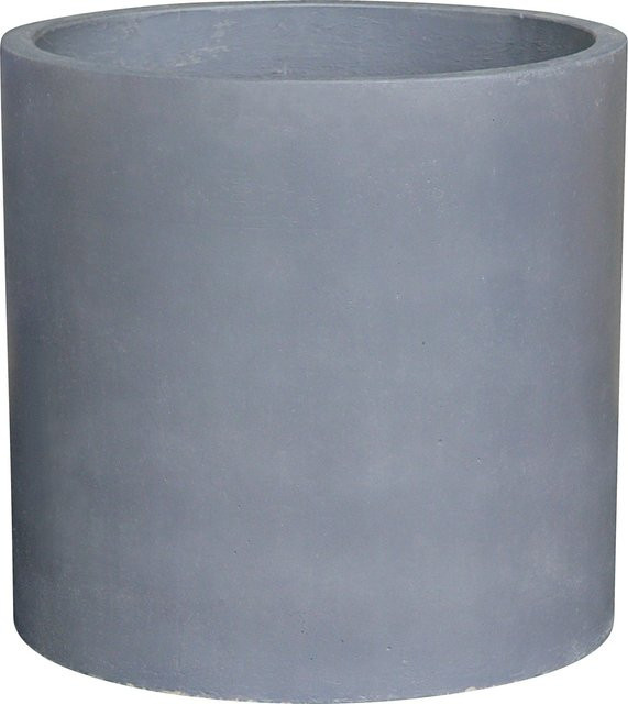 Moderner Pflanztopf aus Zement in Grau, B/T/H: 25 x 25 x 23,5 cm - Bild 1