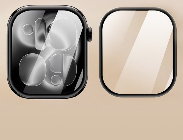 Transparentes Displayschutzfolien-Set für Apple Watch Serie 11 bis 5, Ultra 2 und alle Modelle von 41 mm bis 49 mm - Bild 1