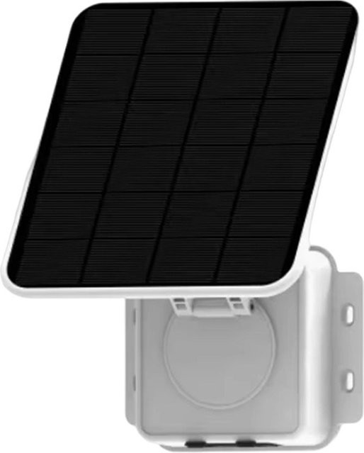 FEDI Wasserdichte Solarbatterie als USV-Notstromversorgung für Outdoor-CCTV-Kameras mit USB-C Anschluss in Weiß - Bild 1