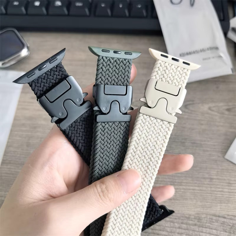 NEY Uhrenarmband Textil, Weiß, Unisex - Bild 1