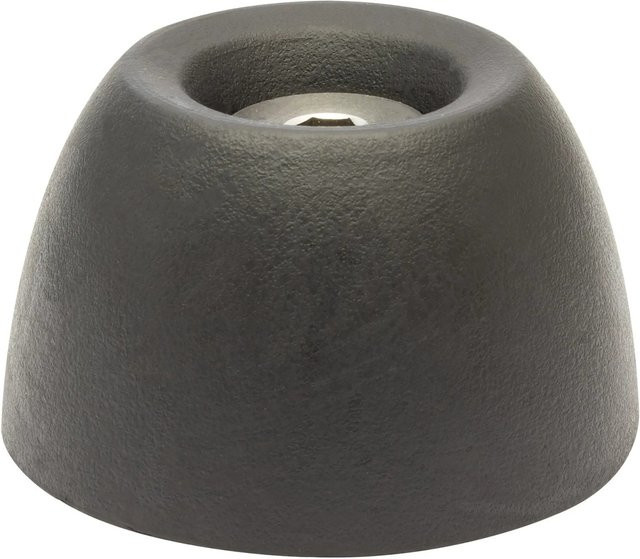 Wagner Bodentürstopper OUTDOOR KNAUF EH 5200 Schwarz, schraubbar und stoßdämpfend, Höhe: 3 cm, Durchmesser: 5 cm - Bild 1