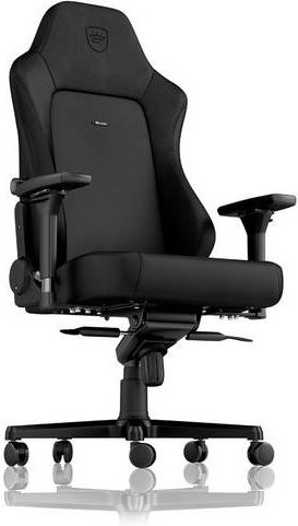 Noblechairs HERO Gaming Stuhl Black Edition in Schwarz aus Kunstleder mit Armlehnen und Rollen - Bild 1