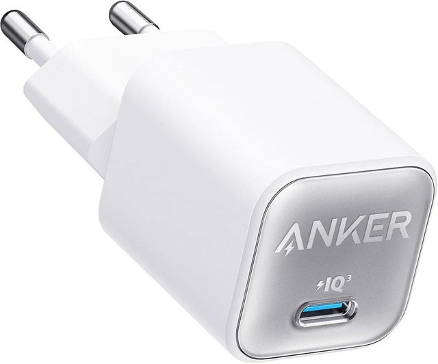 Anker 511 Nano 3 Netzwerk-Ladegerät 30W USB-C Weiß A2147G21 - Bild 1
