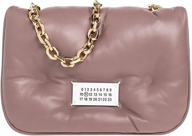 Maison Margiela Logo Kette, Damen, Tiefrosa - Bild 1