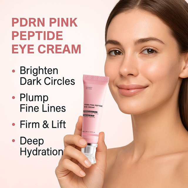 SAUVASINE PDRN Pink Peptide Augencreme, 30 ml, Damen, mit Peptide und Hyaluronsäure - Bild 1