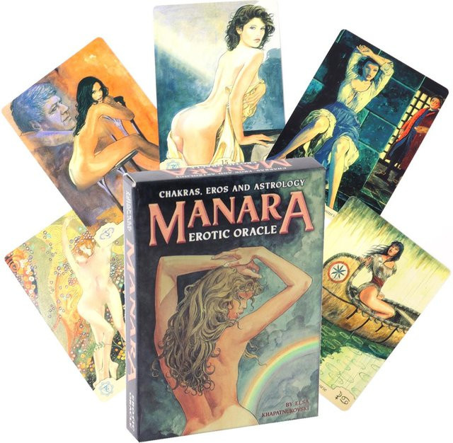 Manara Erotische Orakelkarten Tarot Bunt / Mehrfarbig Englisch - Bild 1