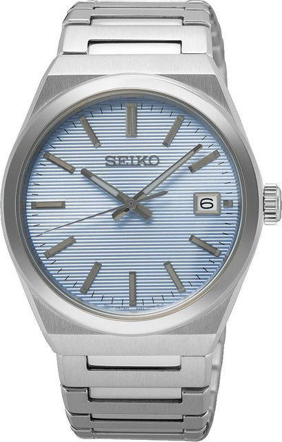 Seiko Armbanduhr, Quarz, Edelstahl, Blau, 39 mm, Herren - Bild 1