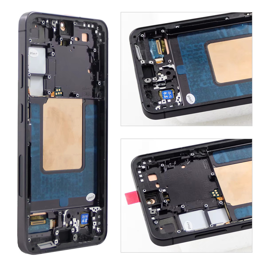 Samsung S24 5G OLED Display Ersatz mit Rahmen, 6,1 Zoll LCD Digitizer in Schwarz für SM-S921B/DS - Bild 4