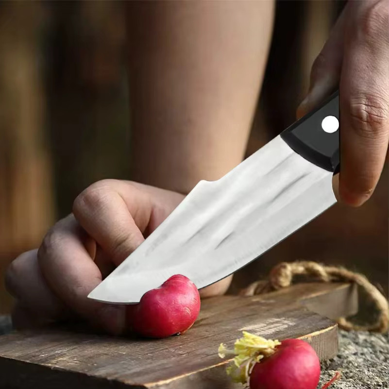 GuanQi BBQ Utility Messer mit Kunststoffgriff und Schutzhülle für Fisch, Obst und Steak - Bild 6