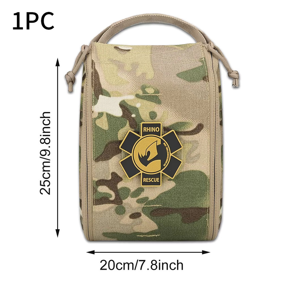 Rhino Rescue Taktisches IFAK-Erste-Hilfe-Set mit Molle-System zur Trauma-Pflege für Outdoor, Camping und Wandern - Bild 6