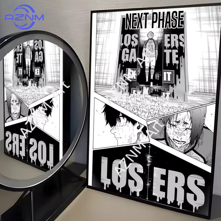KAYOU Blue Lock Anime Poster aus modernem Papier in Mehrfarbig - Bild 3