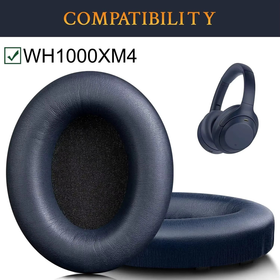 Sony WH-1000XM4 Ersatz-Ohrpolster in Blau - Bild 2