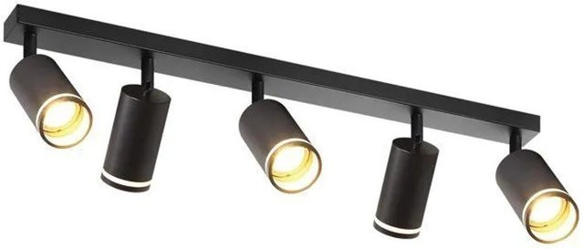 NETTLIFE Deckenstrahler L73 aus Metall in Schwarz, verstellbar für Wohnzimmer und Schlafzimmer - Bild 1