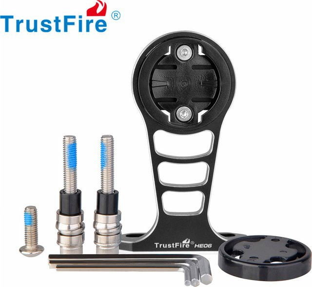 Trustfire HE06 Fahrradhalterung GPS Lenkerhalterung in Blau für Garmin Edge und Bryton sowie Kameras - Bild 1