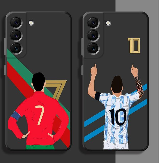 Handyhülle Fußball Nummer 7 Design für Samsung Galaxy A-Serie A03s A04s A04e A05s A12 A13 A14 A15 A16 A20s A50s A70s Cover - Bild 1