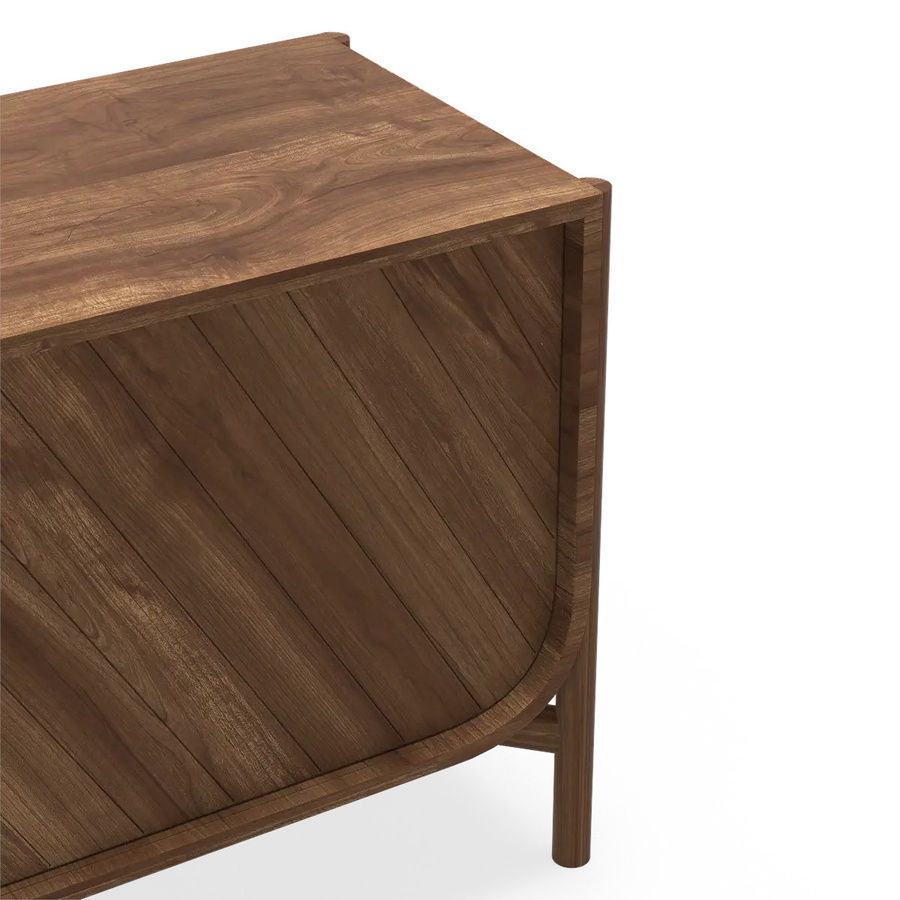 Harto Marius Sideboard 155 in Braun aus Eichenfurnier und MDF - Bild 3