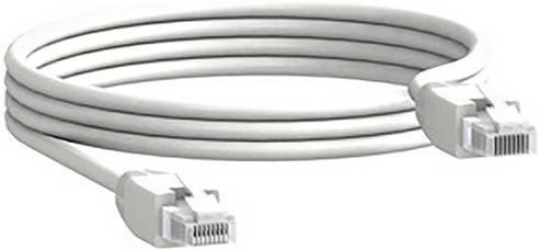 Schneider Electric RJ45 Patchkabel Ethernet LAN in Weiß, Länge: 2,00 m - Bild 1