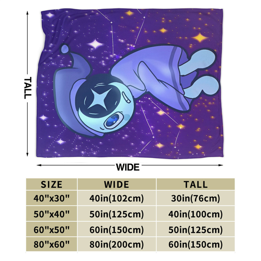 Dandys Welt Flauschige Überwurfdecke im Cartoon-Design, B: 150 cm, T: 125 cm - Bild 5