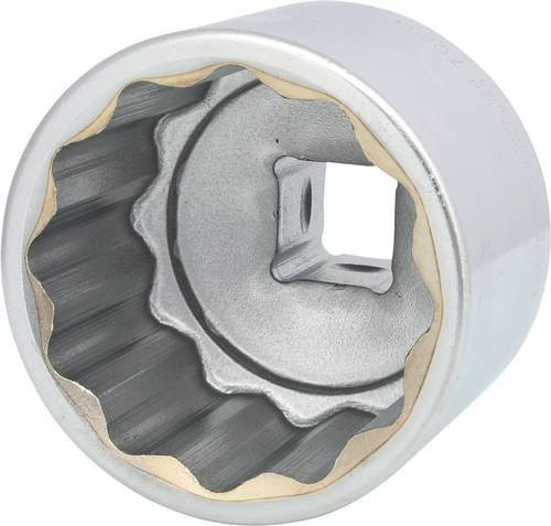 KS Tools 1" 12-kant-Stecknuss kurz in Silber aus Chrom-Vanadium - Bild 1