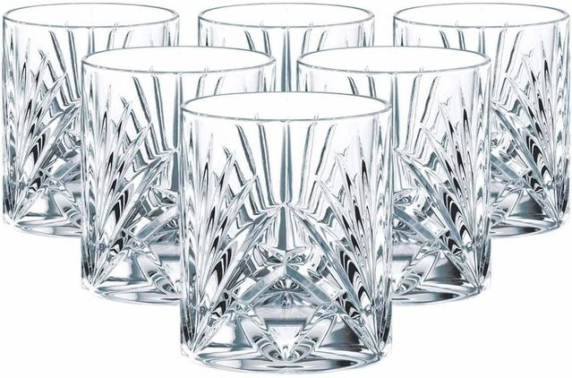 Nachtmann Whiskytumbler Palais aus Kristallglas, transparent, 6er Set, 304 ml pro Glas - Bild 1