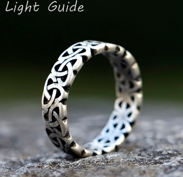 Herrenring Edelstahl, Vintage, Silber - Bild 1