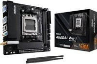 ASRock A620AI WIFI Mainboard AM5 DDR5 Schwarz mit Wi-Fi und Bluetooth - Bild 1