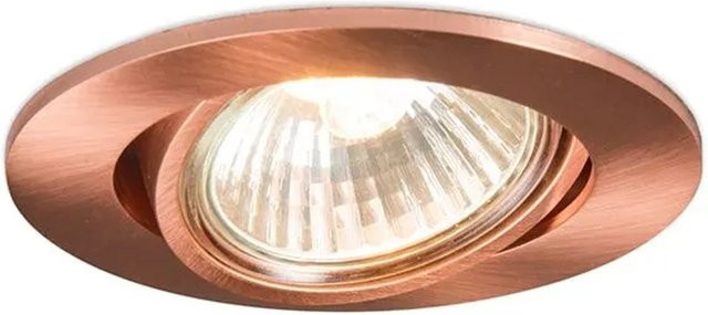 QAZQA Cisco Neigbarer Einbauspot aus Kupfer und Aluminium, rund, dimmbar, GU10 - Bild 1