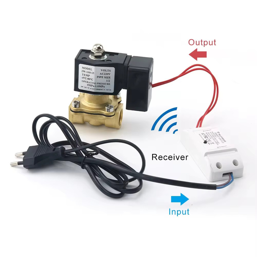 AICANTEK Tuya WiFi Smart Magnetventil Garten Wasser Timer Controller mit Alexa und Google Assistant Unterstützung, 1/2 Zoll, 3/4 Zoll, 1 Zoll, AC220V - Bild 3