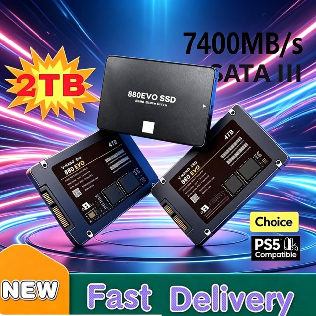 Lenovo SSD Externe Festplatte 880EVO mit SATA3-Schnittstelle 500 GB - Bild 1