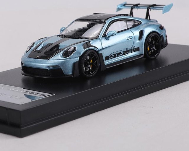 Linyi toy car 911 GT3 RS, Simulationsauto Modell, 1:64, Grau, ab 14 Jahren - Bild 1