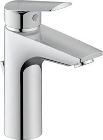 Duravit Waschtisch-Einhebelmischer No. 1 M FreshStart in Chrom mit Zugstangen-Ablaufgarnitur und 106 mm Auslauf - Bild 1