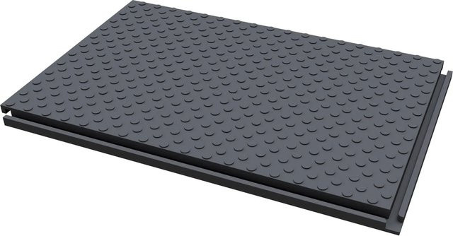 Schake Schutzmatte aus Gummi in Silber/Grau, Breite: 120 cm, Tiefe: 80 cm, Höhe: 4,3 cm - Bild 1