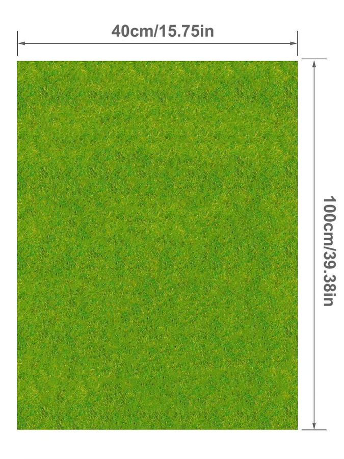 Evemodel Landschaft Gras Matte, Simulation Modell Rasen, Grün - Bild 3