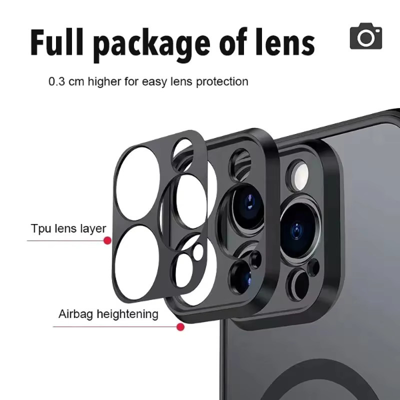 Matte magnetische MagSafe Handyhülle von newteneight für iPhone 17 16 15 14 13 12 11 Pro Max Plus Mini in Grün, stoßfeste Schutzhülle - Bild 4