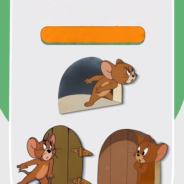 HUGKIS Tom und Jerry Kühlschrankmagnet aus Acryl in Multicolour - Bild 2
