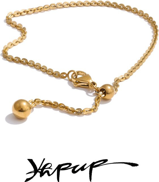 Yhpup Armreif Edelstahl, Gold, Unisex - Bild 1