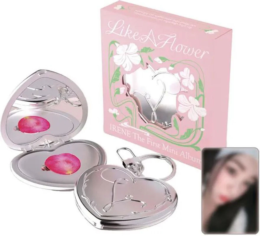 IRENE Comme une fleur Spiegelvergrößerung mit zufälligem Selfie Red Velvet Design in Silber - Bild 1